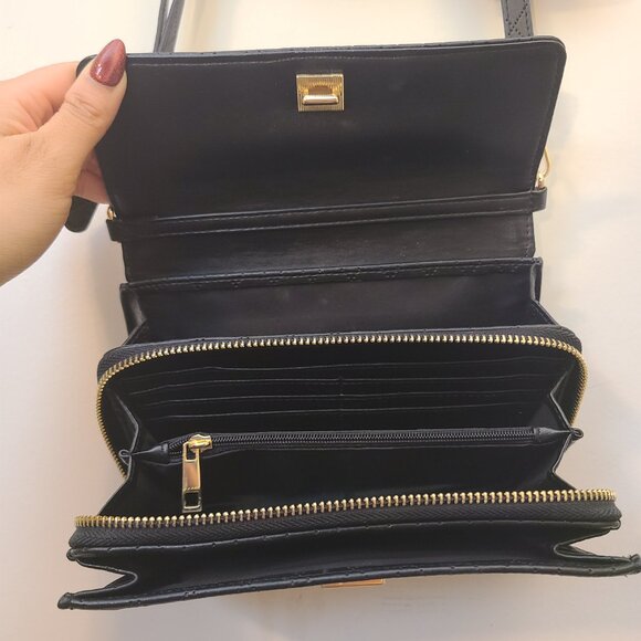 Call It Spring black quilted purse - Picture 5 of 6